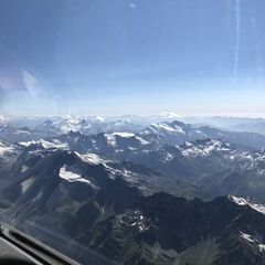 Flugwegposition um 14:45:23: Aufgenommen in der Nähe von 11010 Valsavarenche, Aostatal, Italien in 4828 Meter